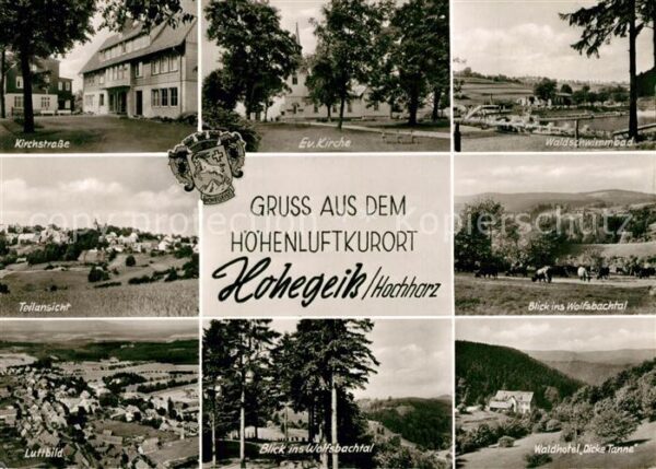 Hohegeiss Harz Kirchstrasse Evangelische Kirche Hotel