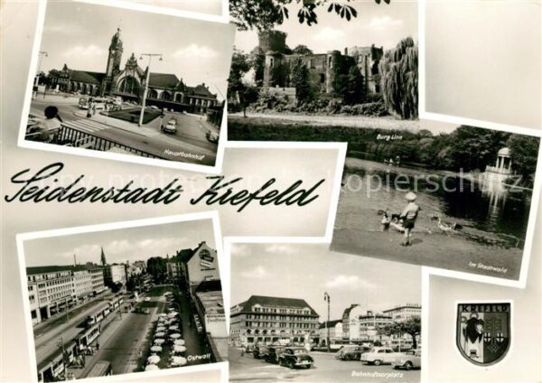 Krefeld Hauptbahnhof Ostwall Burg Linn
