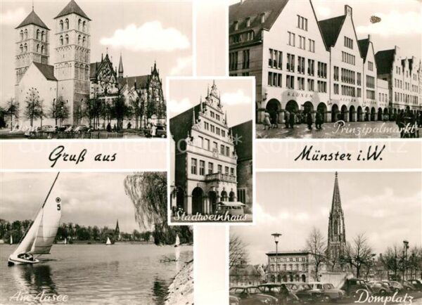Muenster Westfalen Prinzipalmarkt Dom Stadtweinhaus