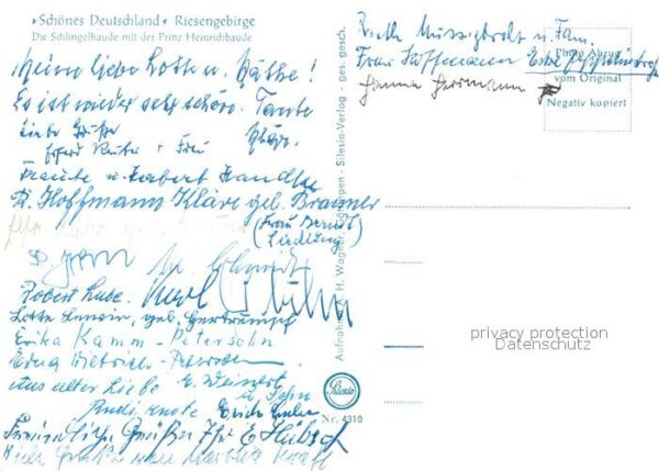 Riesengebirge Krkonose Karkonosze Schlingelbaude Prinz Heinrichbaude – Bild 2