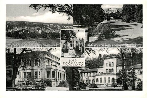 Bad Soden Taunus Kurhaus Badehaus Paulinenschlösschen Ku