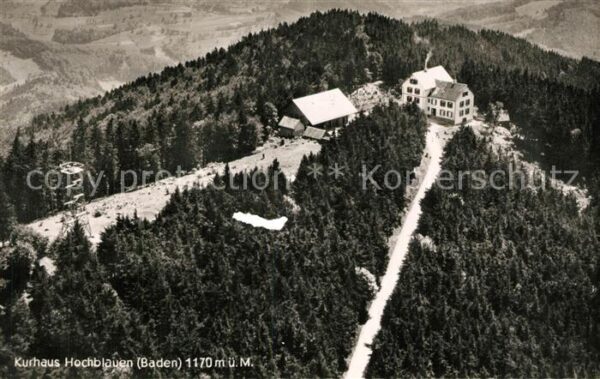 Hochblauen Kurhaus Fliegeraufnahme