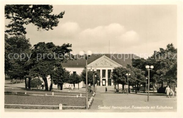 Heringsdorf Ostseebad Usedom Promenade Kulturhaus