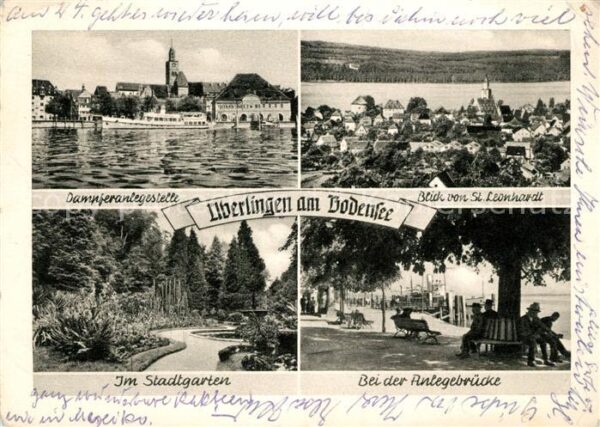 Ueberlingen Bodensee Dampferanlegestelle Stadtgarten Anlegeb