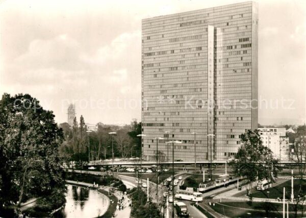 Duesseldorf Hofgarten Hochstrasse Tyssenhaus