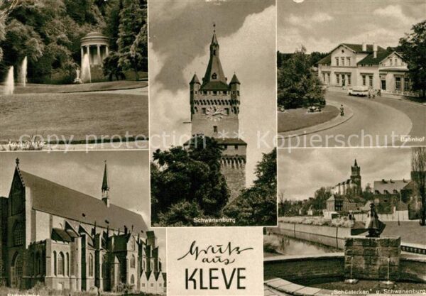 Kleve Bahnhof Schwanenburg Amphitheater Schüs