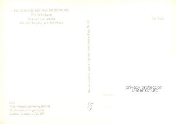 Wartburg Eisenach Torhalle Ritterhaus – Bild 2