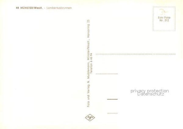 Muenster Westfalen Lambertusbrunnen – Bild 2