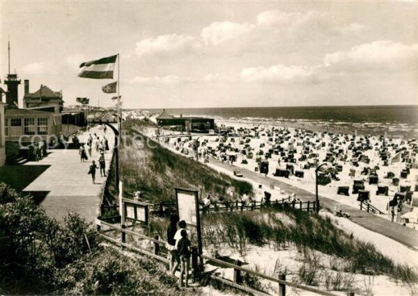 Wangerooge Nordseebad Strandpromenade