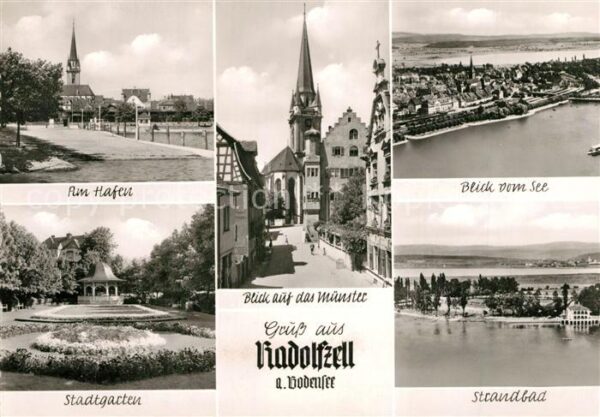 Radolfzell Bodensee Hafen Stadtgarten Strandbad Münster