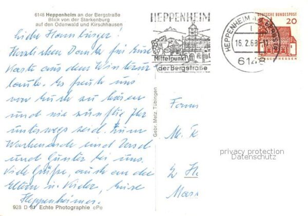 Heppenheim Bergstrasse Starkenburg Kirschhausen – Bild 2
