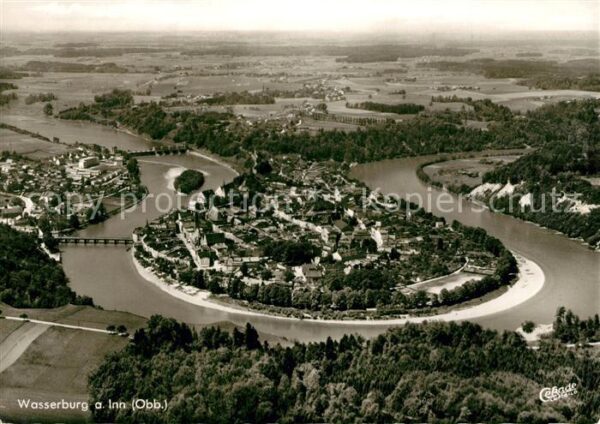 Wasserburg Inn Fliegeraufnahme
