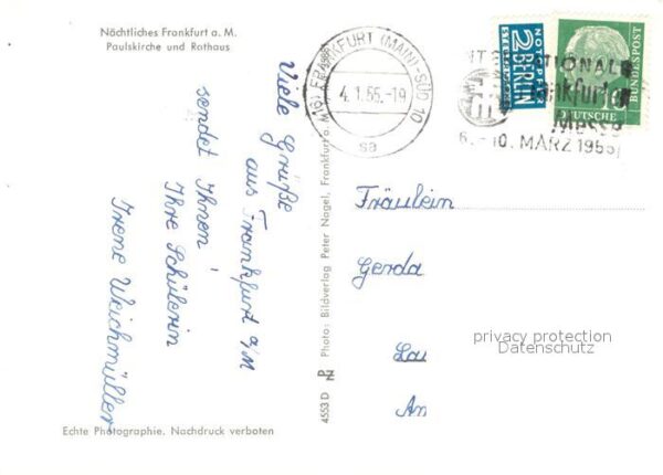 Frankfurt Main Paulskirche Rathaus – Bild 2