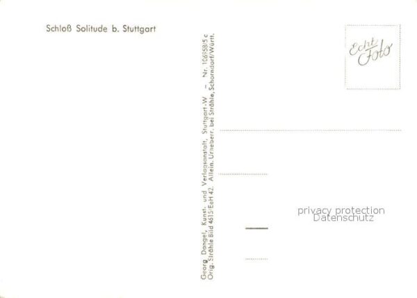 Stuttgart Schloss Solitude Fliegeraufnahme – Bild 2