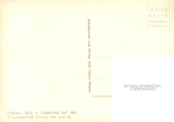 Passau Zusammenfluss Donau Inn Ilz – Bild 2
