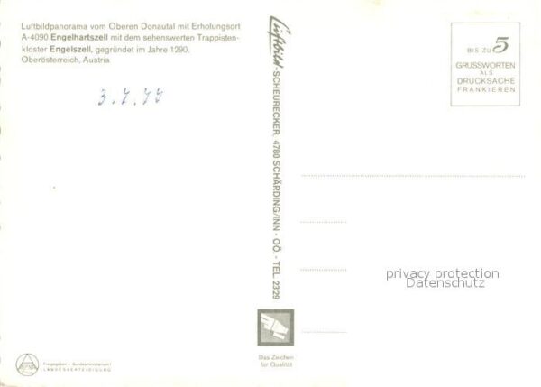 Engelhartszell Donau Oberoesterreich Fliegeraufnahme – Bild 2
