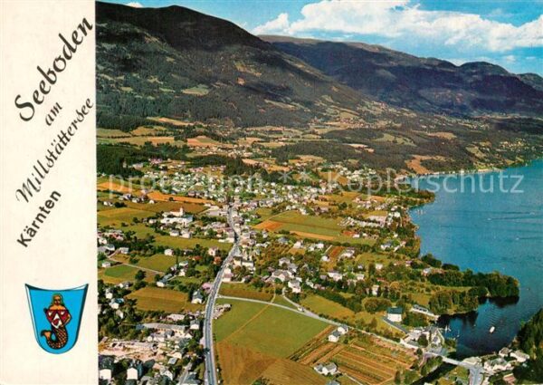 Seeboden Millstaettersee Fliegeraufnahme