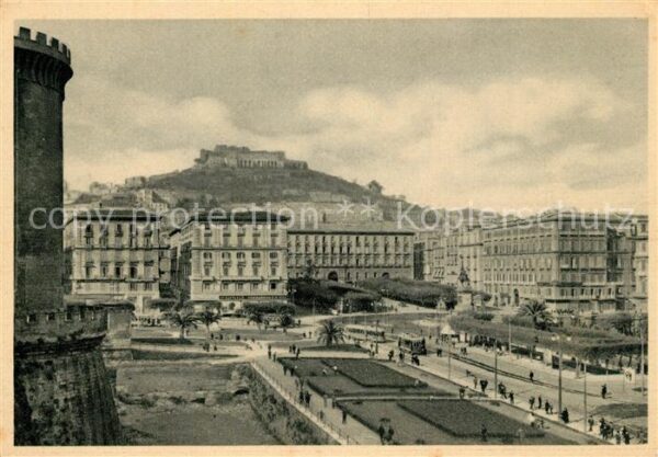 Napoli Neapel Piazza Municipio Castel S. Elmo