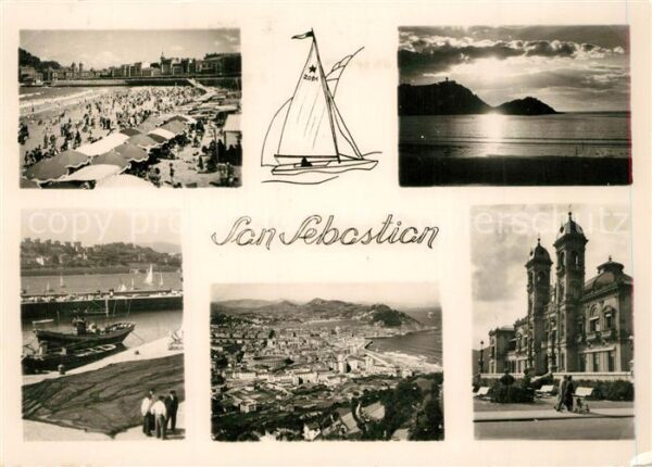 San Sebastian  Pais Vasco ES Strand Rathaus