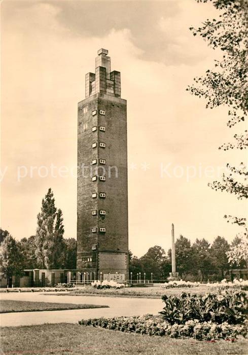 Magdeburg Aussichtsturm Kulturpark Rotehorn