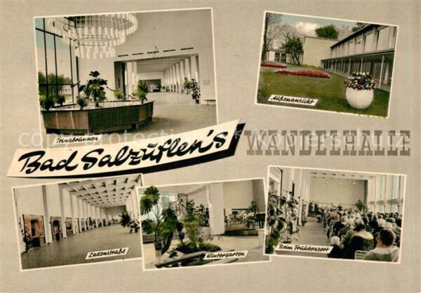 Bad Salzuflen Wandelhalle Trinkbrunnen Ladenstrasse W