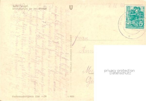 Sohl Bad Elster Erholungsheim der Inneren Mission – Bild 2