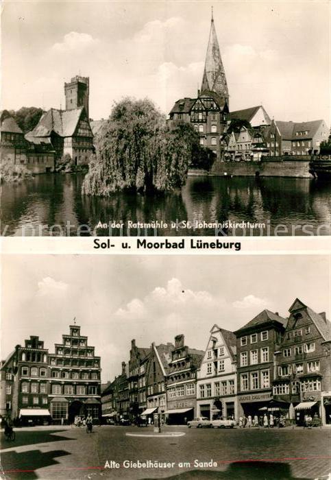 Lueneburg Ratsmühle St. Johanniskirchturm Alte Gi