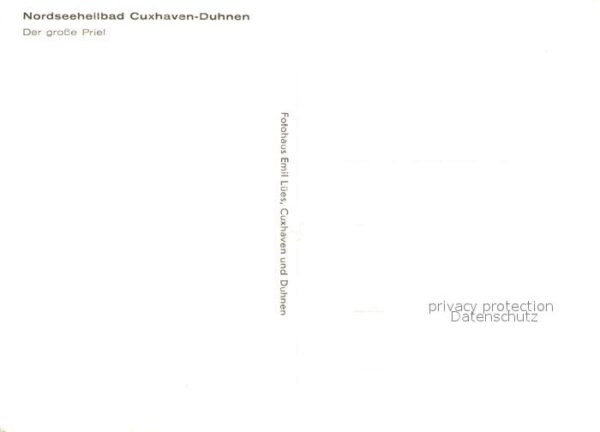 Cuxhaven Duhnen Nordseebad Priel – Bild 2