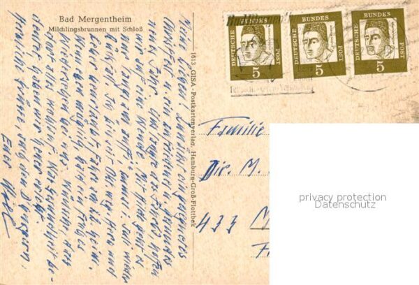 Bad Mergentheim Milchlingsbrunnen Schloss – Bild 2