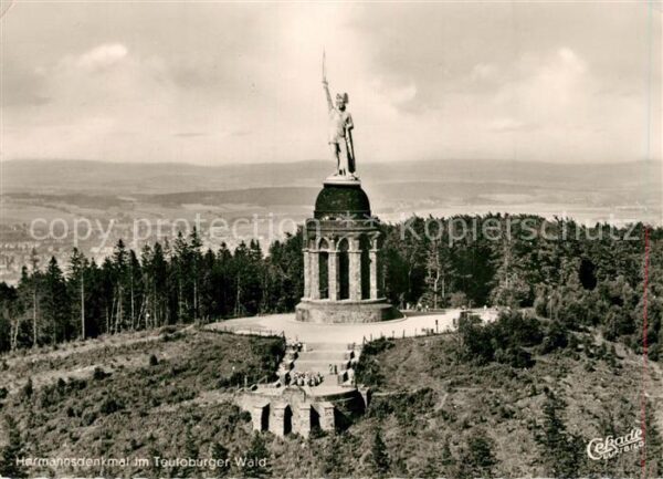 Hermannsdenkmal Fliegeraufnahme