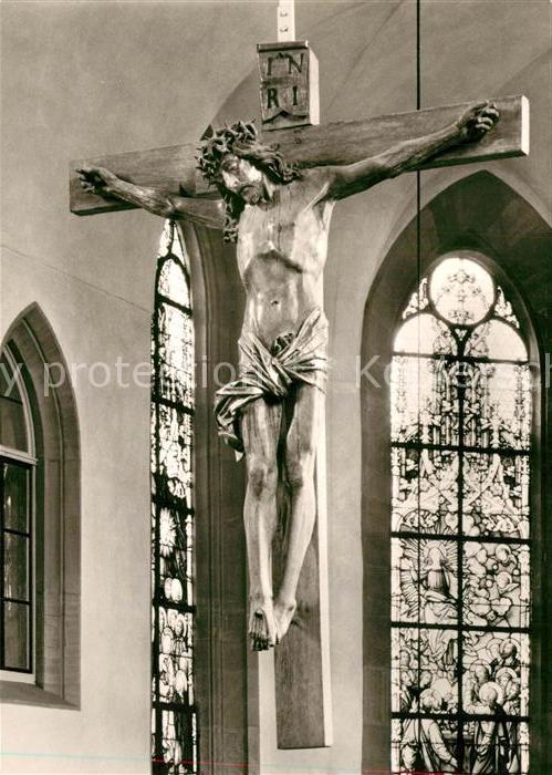 Lohr Main Pfarrkirche St. Michael Holzkreuz