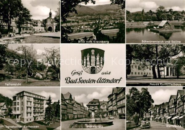 Bad Sooden-Allendorf Sanatorium Kurhessen Marktplatz Weinrei