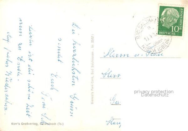 Bad Salzhausen Altes Wasserrad Saline Kurhaus – Bild 2