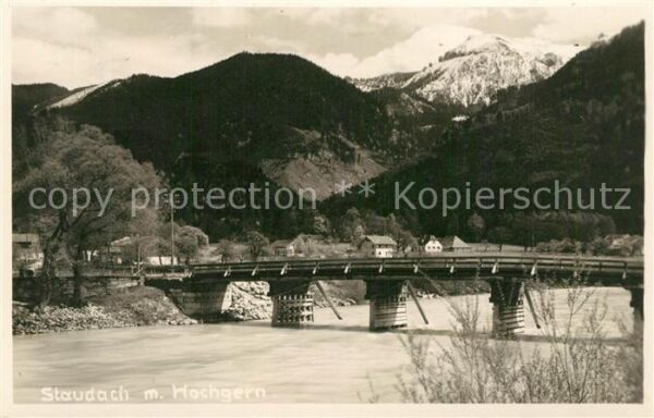 Staudach Oberbayern mit Hochgern