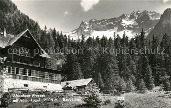 Badgastein Alpenhaus Prossau mit Hölltorkogel