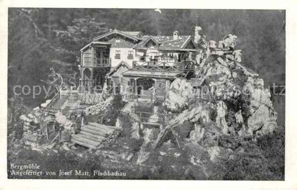 Fischbachau Gebirgsmühle in Bewegung Mechanisches K