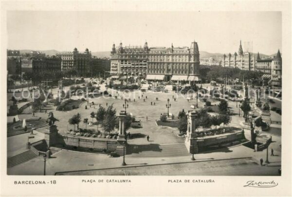 Barcelona Cataluna Placa de Catalunya