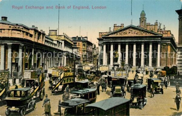London Royal Exchange and Bank of England