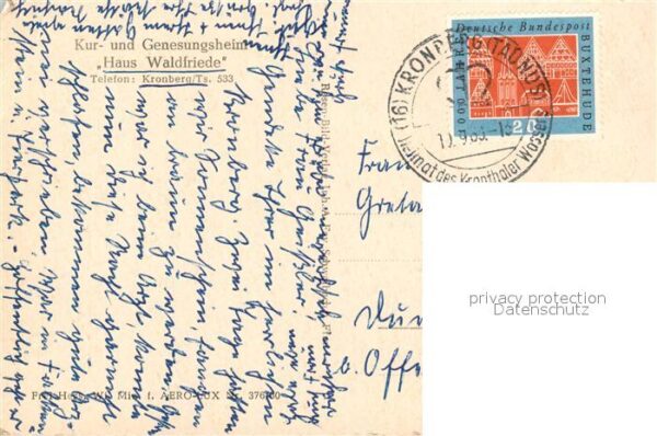 Kronberg Taunus Kur und Genesungsheim Haus Waldfriede – Bild 2