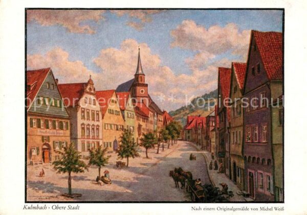 Kulmbach Obere Stadt Gemälde
