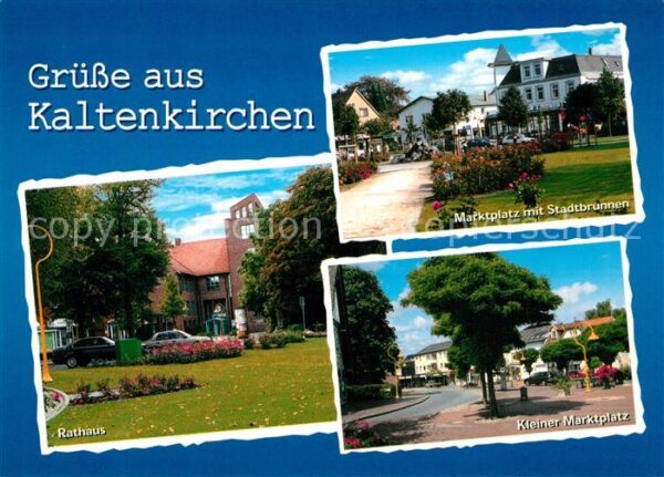 Kaltenkirchen Holstein Rathaus Marktplatz Stadtbrunnen Kl Mark