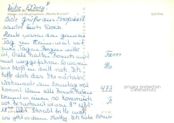 Kropstaedt Mütter und Säuglingsheim Martha Brautsc – Bild 2