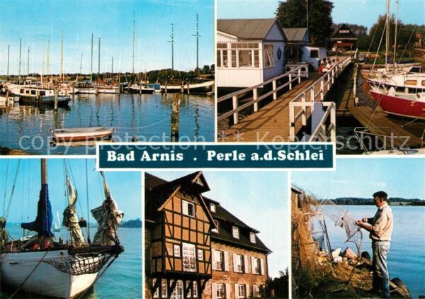 Bad Arnis Schlei Fischerhafen Bootsliegeplatz Fischkutte