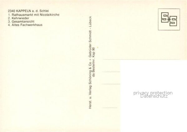 Kappeln Schlei Rathausmarkt Nicolaikirche Kehrwieder P – Bild 2
