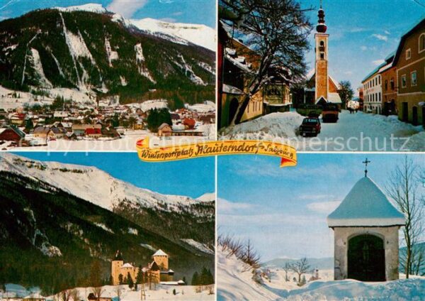 Mauterndorf mit Grosseck Marktplatz Schloss Evangel