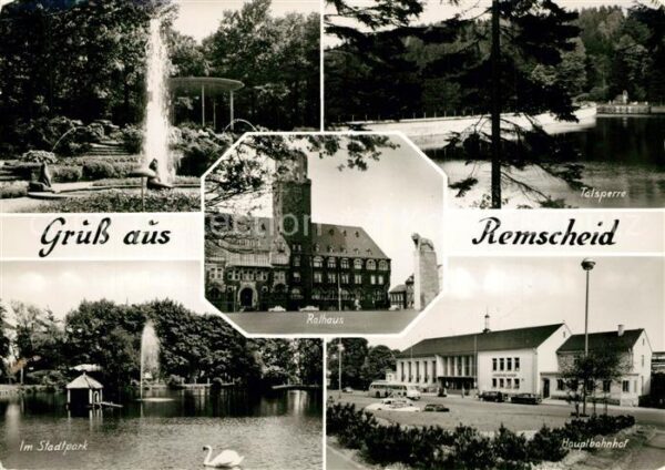 Remscheid Park Brunnen Talsperre Stadtpark Hauptb