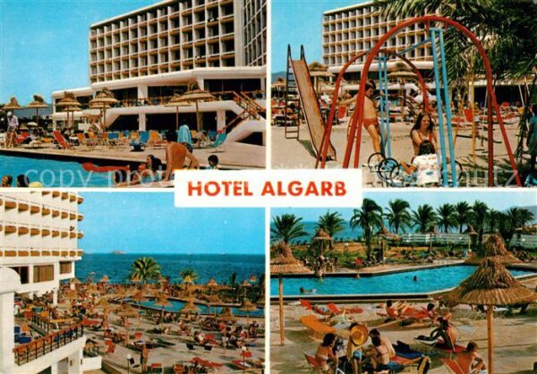 Ibiza Islas Baleares Hotel Algarb Spielplatz Swimmingpool