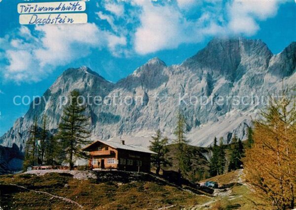 Tuerlwandhuette mit Dachstein Südwänden