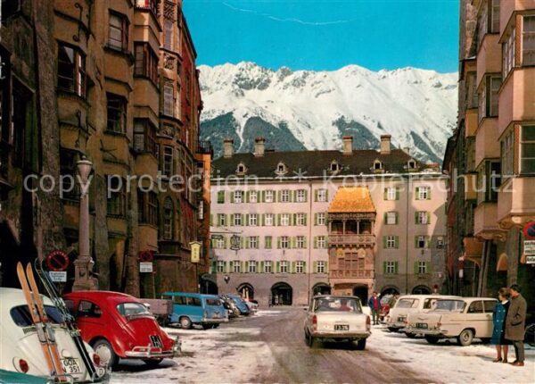 Innsbruck Herzog Friedrich Str mit Goldenem Dachl