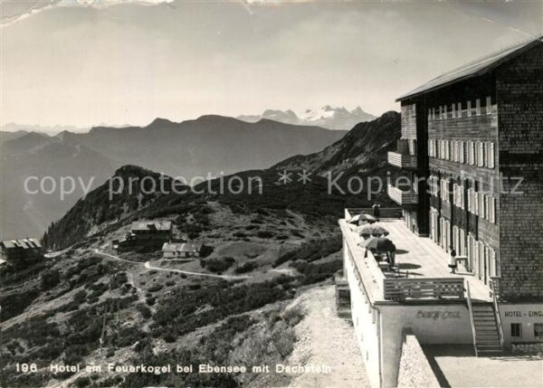 Ebensee Oberoesterreich Hotel Feuerkogel mit Dachstein